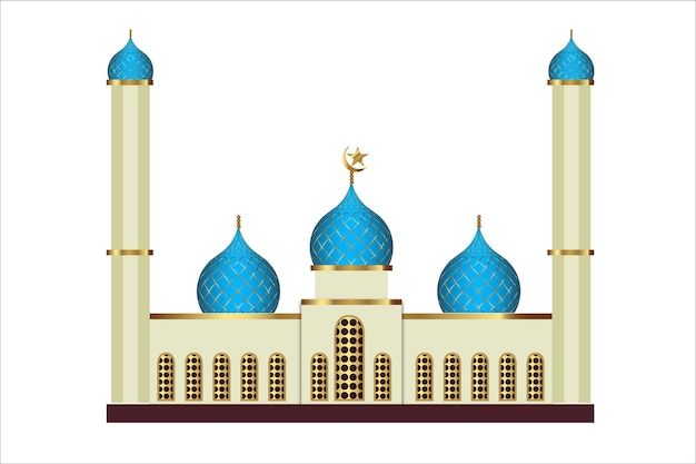 Vector mosque design vector illustration