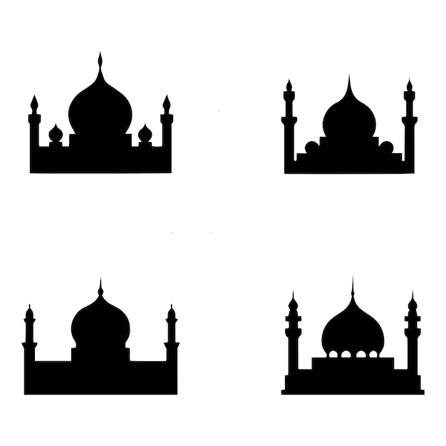 Mosque icon vector illustration design template vector illustration