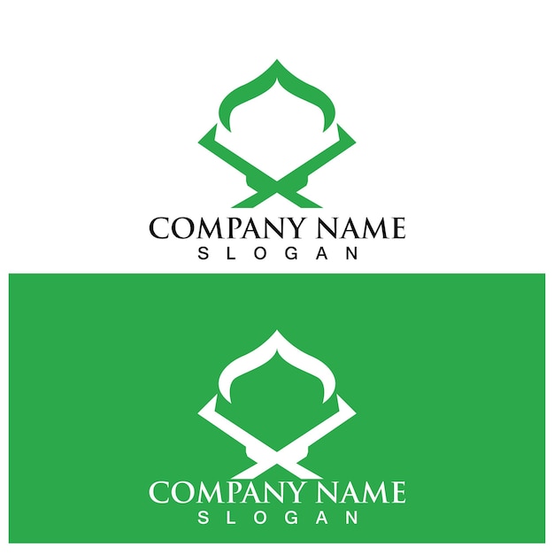 Mosque icon vector illustration template design