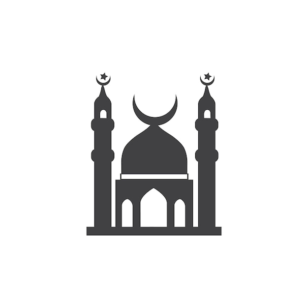 Mosque Illustration black