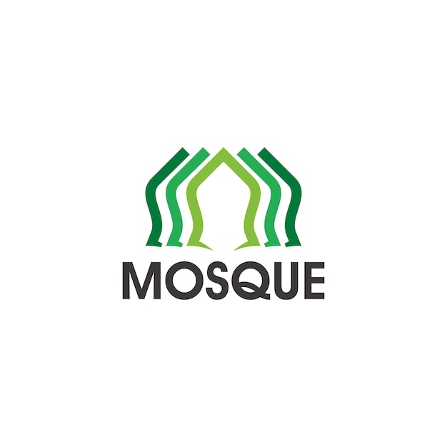 Mosque logo icon vector concept illustration