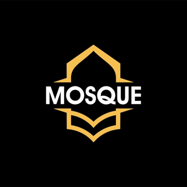 Mosque logo icon vector isolated