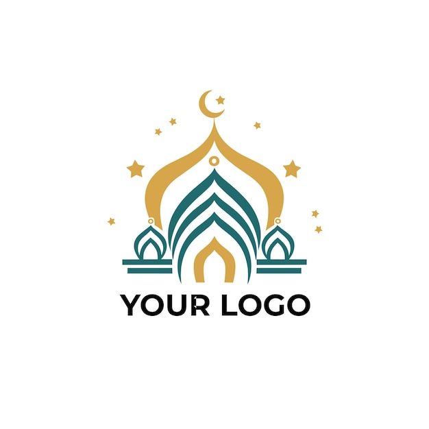 Vector mosque logo vector design