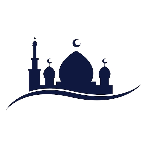 Mosque logo vector illustration design