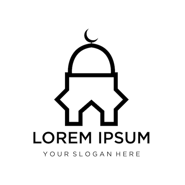 Mosque moslem icon vector illustration design