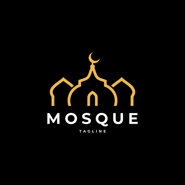 Vector mosque moslem logo vector design