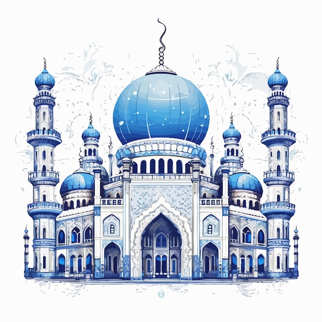 Vettore contorno della moschea