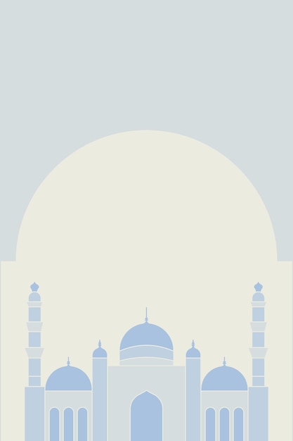 Mosque poster background