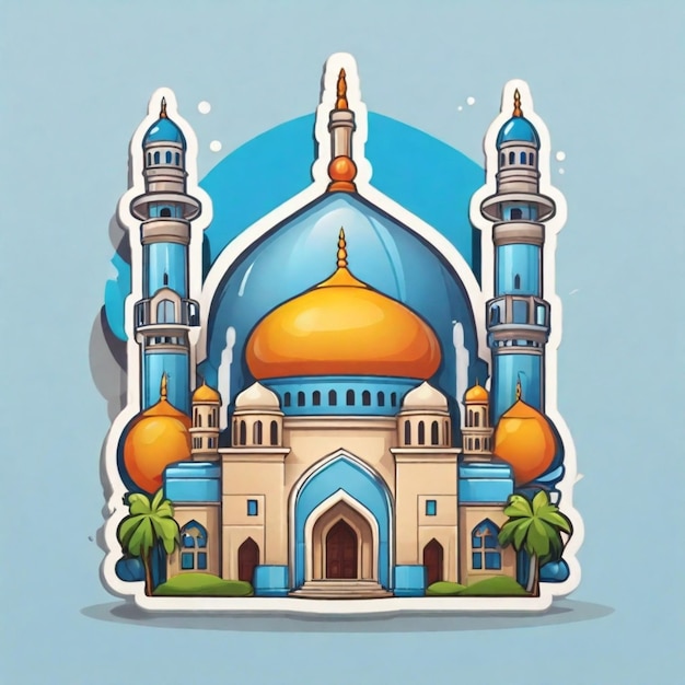 Mosque vector background