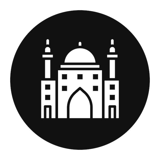 मस्जिद वेक्टर इलस्ट्रेशन