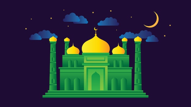 Mosque vector illustration