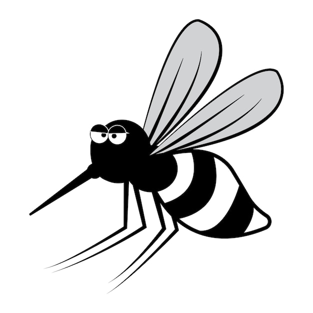 Mosquito icon logo vector design template