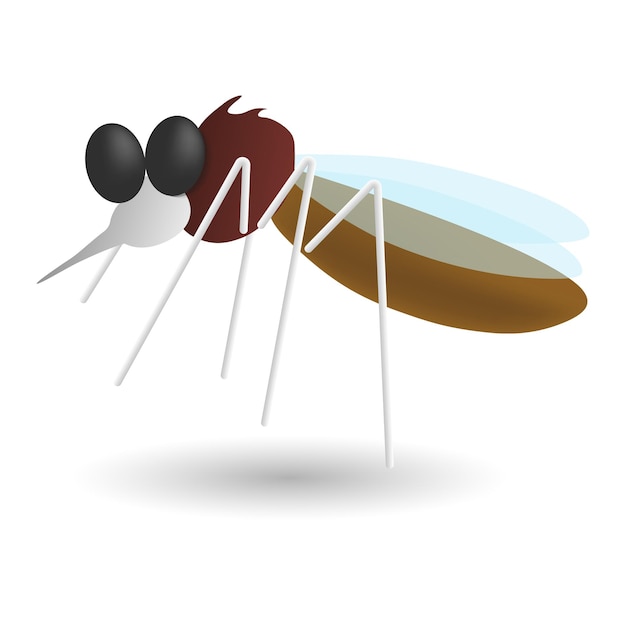 Mosquito icoon 3d illustratie uit openluchtrecreatie collectie Creative Mosquito 3d icoon voor webdesign templates infographics en meer