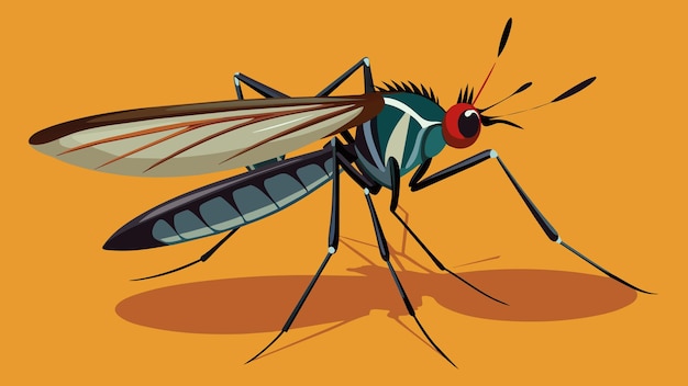 mosquito vector graphics illustration EPS source file format lossless scaling icon design