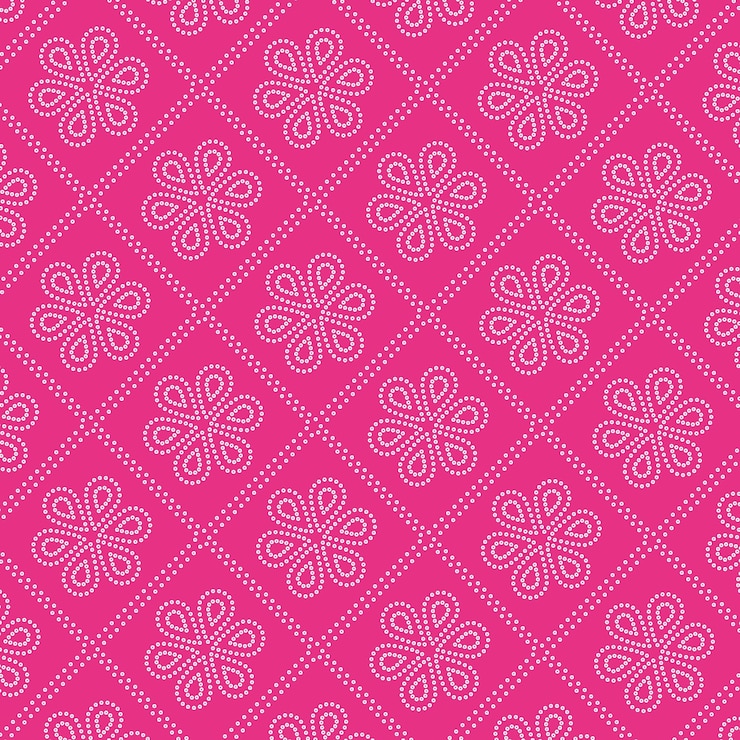 Vector most beautiful textile pattern of floral bandhani art