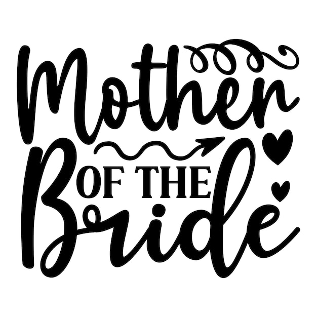 Madre della sposa svg