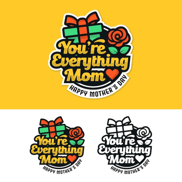 Mother day badge