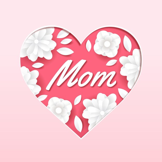 Vector mother day flower illustration