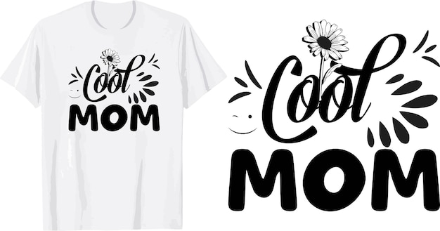 Vector mother day t shirt design