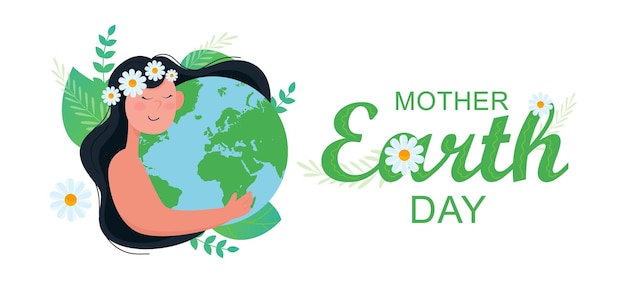 Vector mother earth day