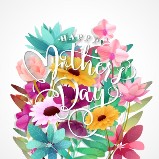 Mother's day achtergrond ontwerp