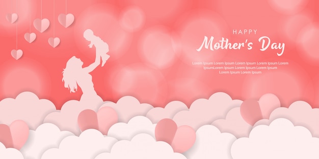 Mother's day background design