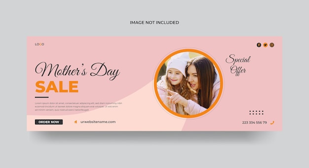 A mother's day banner for a mother's day