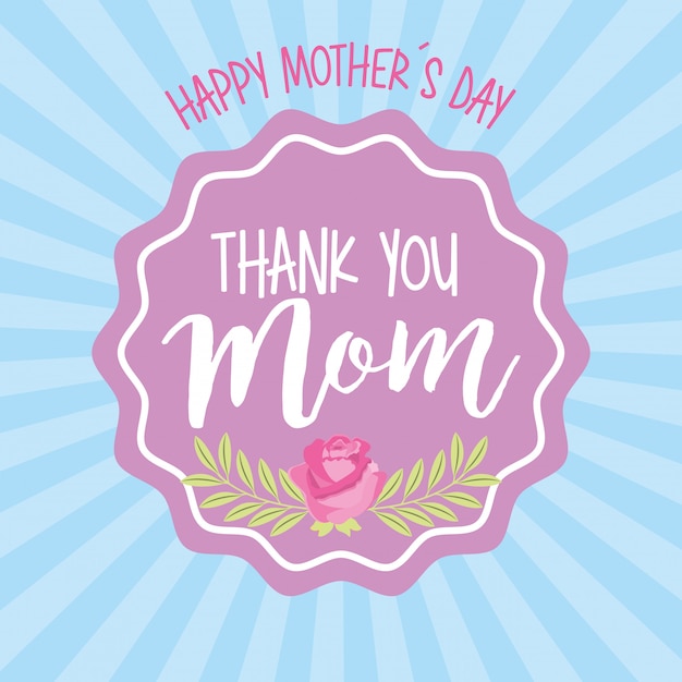 Premium Vector | Mother's day card