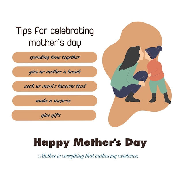mother's day clipart illustrations