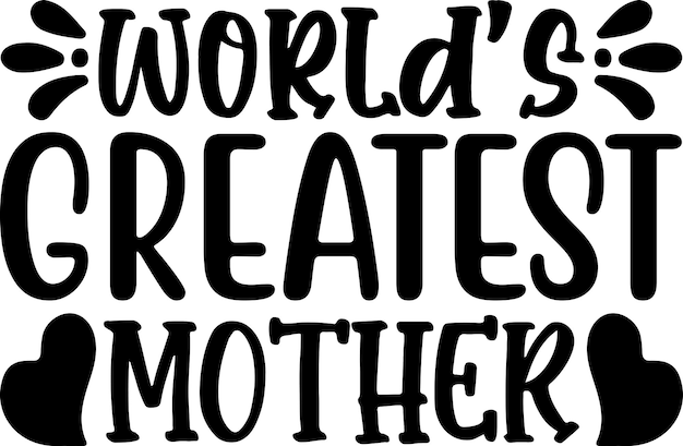 Mother's day craft svg design