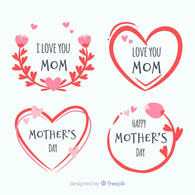 Mother&#39;s day labelverzameling