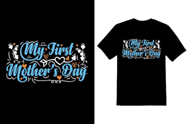 Mother's Day Mom Tshirt design premium EPS Template