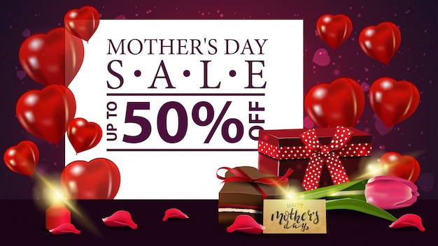 Mother's day sale banner