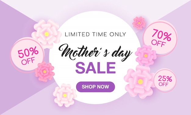 Mother's day sale banner