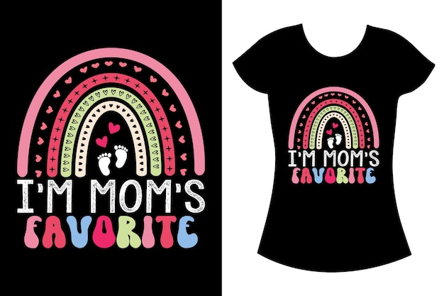 Vector mother's day t shirt design mom lover gift design