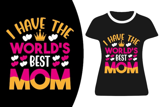Design della maglietta per la festa della mamma design della maglietta dell'amante della mamma