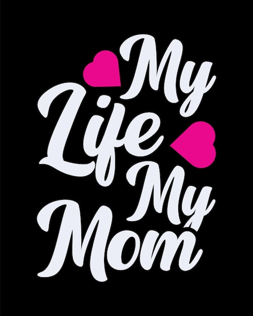 Mother's day t shirt design typography design