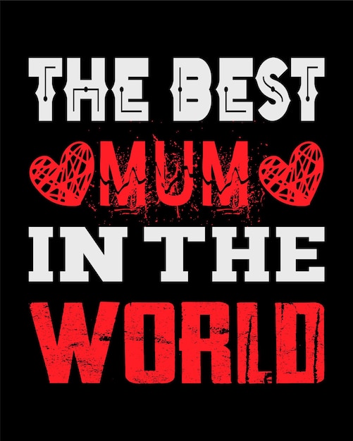 Mother's day t shirt design typography