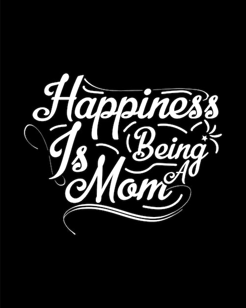 Mother's day t shirt design typography