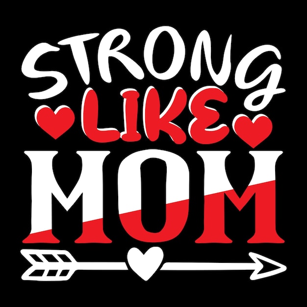 Vector mother's day t-shirt design