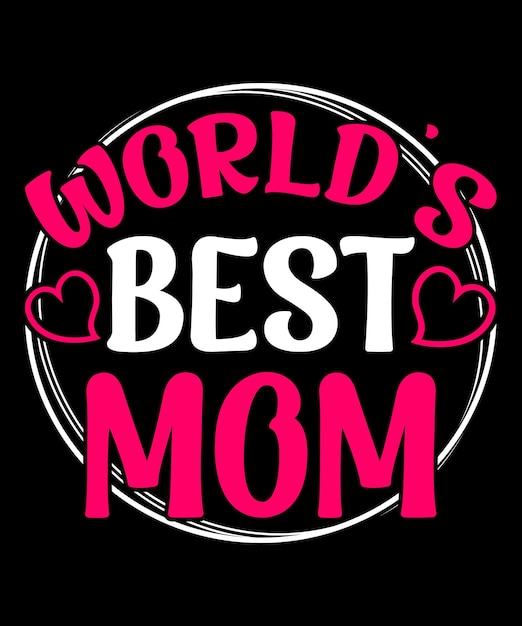 Vector mother's day t shirt design