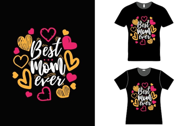 Vector mother's day tshirt design print templates