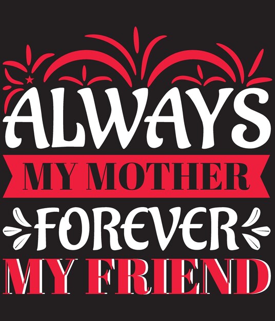 Vector mother's day tshirt design