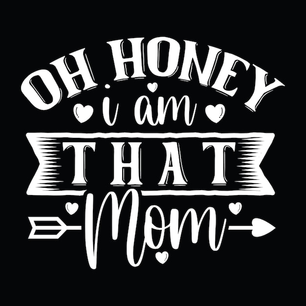 Vector mother's day tshirt design