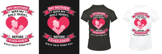 Mother's Day tshirt vector design template