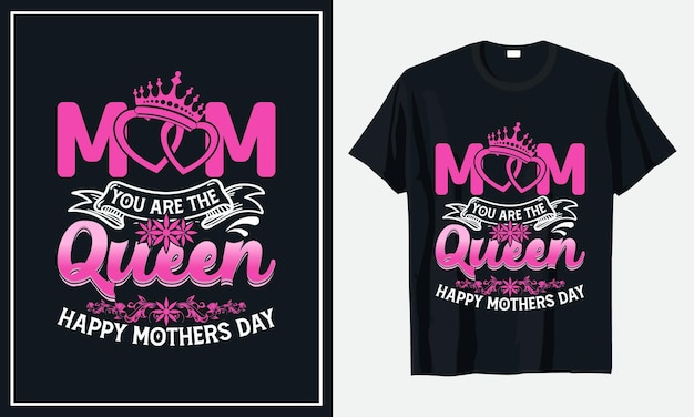 Mother's day typographic tshirt design vector Premium Vector