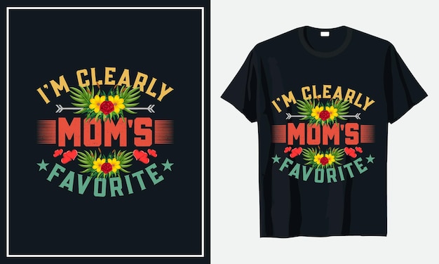 Mother's day typographic tshirt design vector Premium Vector