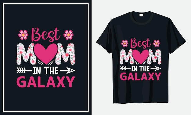 Mother's day typography mom tshirt designs premium vector