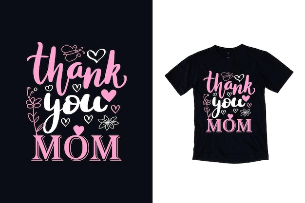 mother's day typography t shirt design