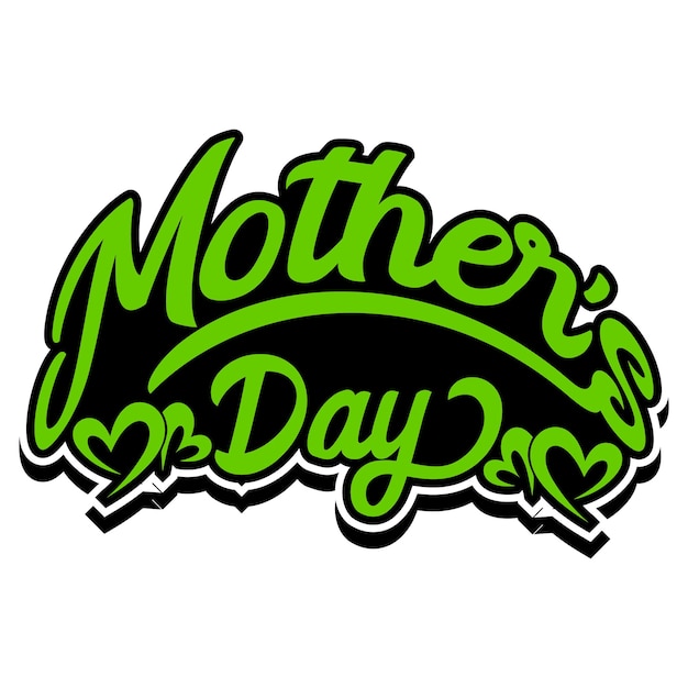 Vector mother's day typography t shirt design